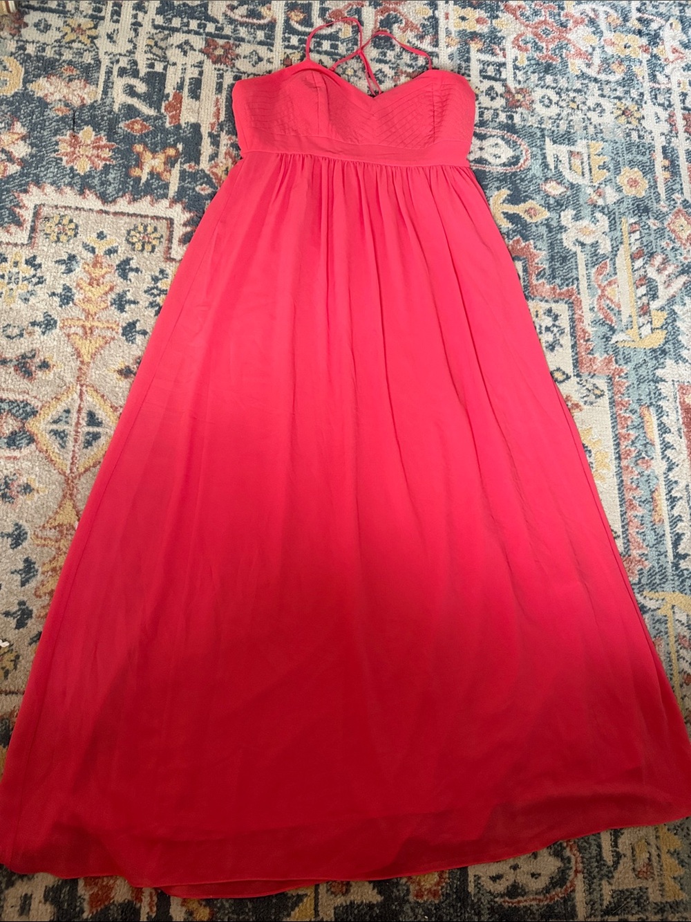 Gorgeous BADGLEY MISCHKA Belle Strapless Sweetheart Maxi Dress